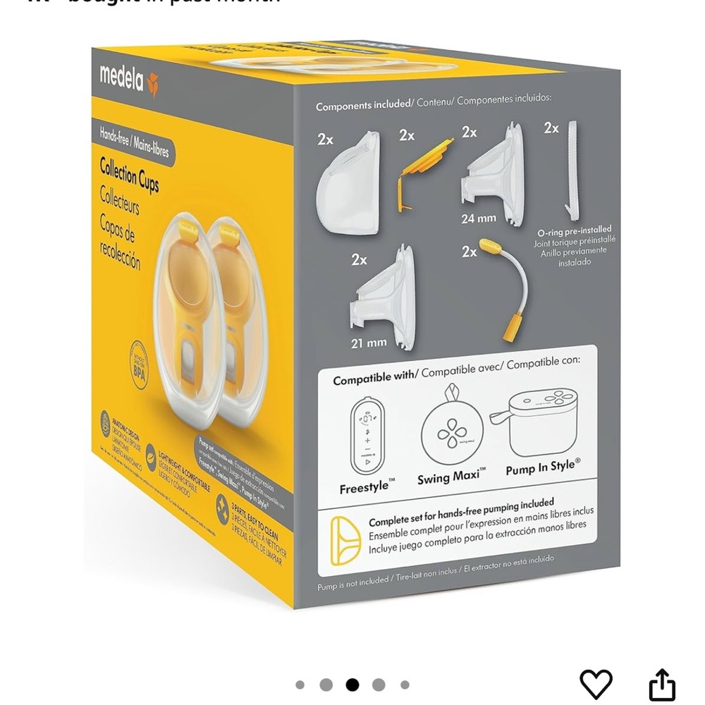 Medela Hands-Free Collection Cups - Picture 4 of 4